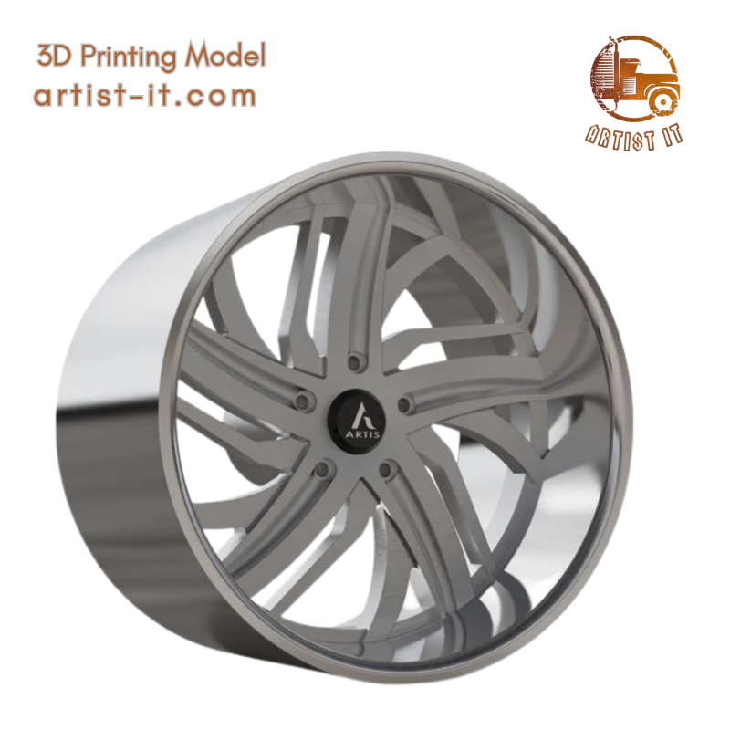 ARTIS KRYPTONITE WHEEL 3D MODEL 3D Print Model .c4d .max .obj .3ds .fbx .stl .blend