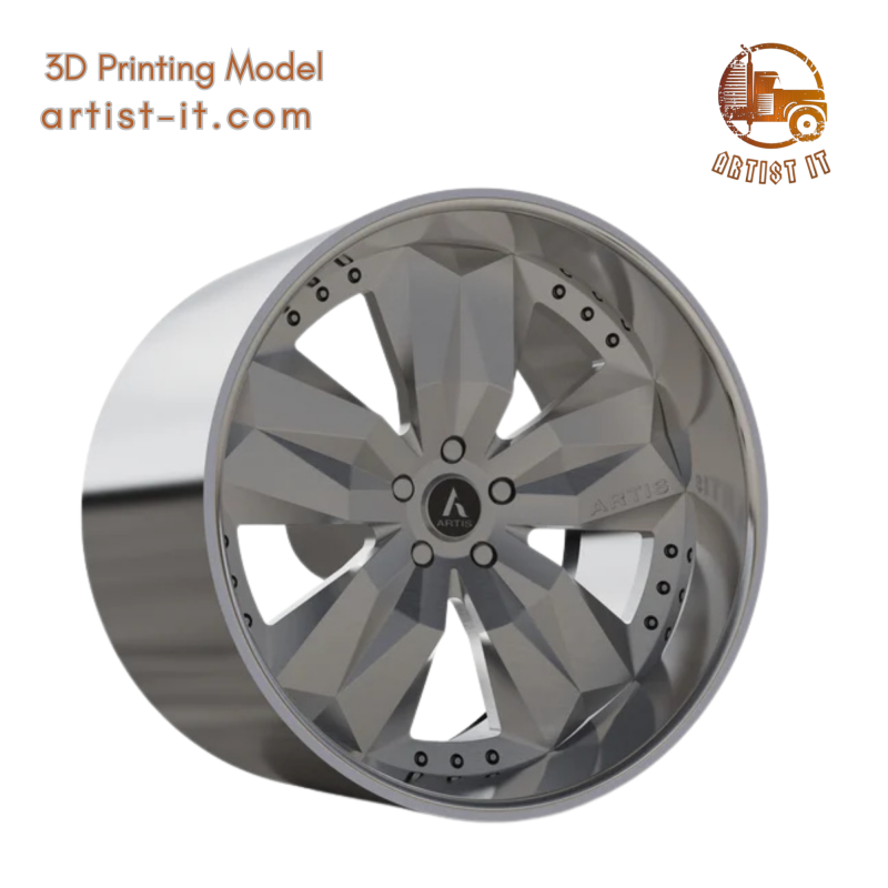 ARTIS KRYSTAL WHEEL 3D MODEL 3D Baskı Modeli .c4d .max .obj .3ds .fbx .stl .blend