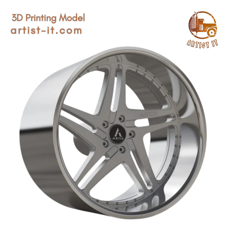 RODA LÚCIDA DE ARTIS MODELO 3D Modelo de Impressão 3D .c4d .max .obj .3ds .fbx .stl .blend 