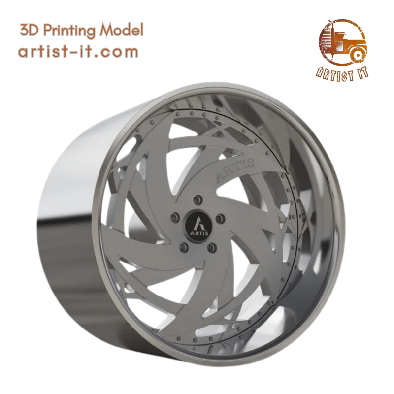 ARTIS LUNA WHEEL 3D MODEL 3D Принт Модель .c4d .max .obj .3ds .fbx .stl .blend 