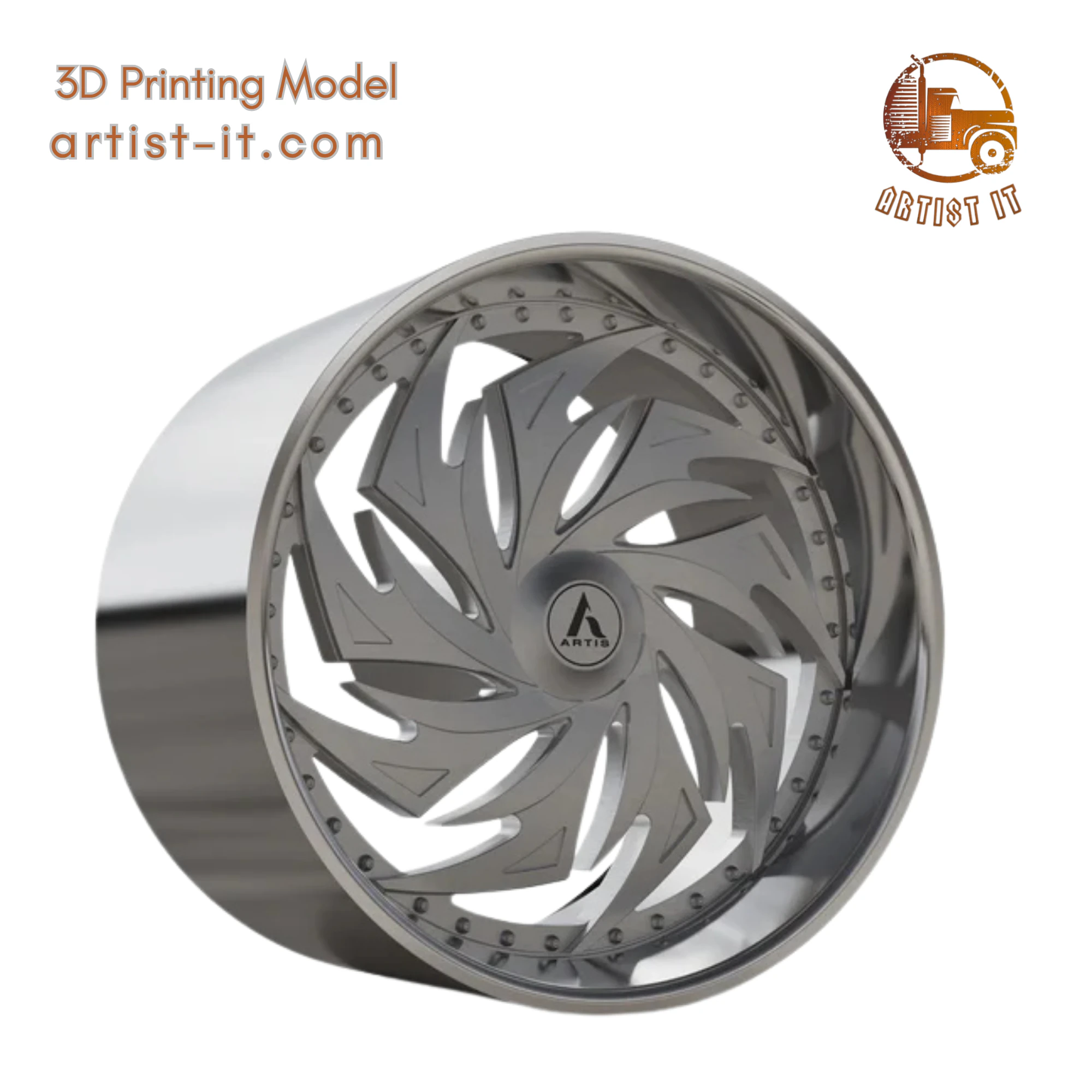 ARTIS MACON-XL WHEEL 3D MODEL 3D Print Model .c4d .max .obj .3ds .fbx .stl .blend 