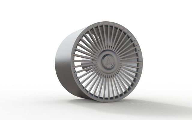 ARTIS RADIANTE WHEEL 3D MODEL 3D 프린트 모델 .c4d .max .obj .3ds .fbx .stl .blend 