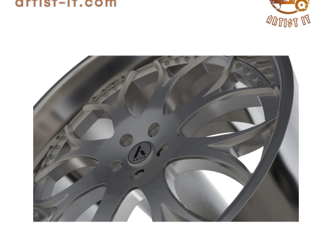 ARTIS RADON WHEEL 3D MODEL 3Dプリントモデル