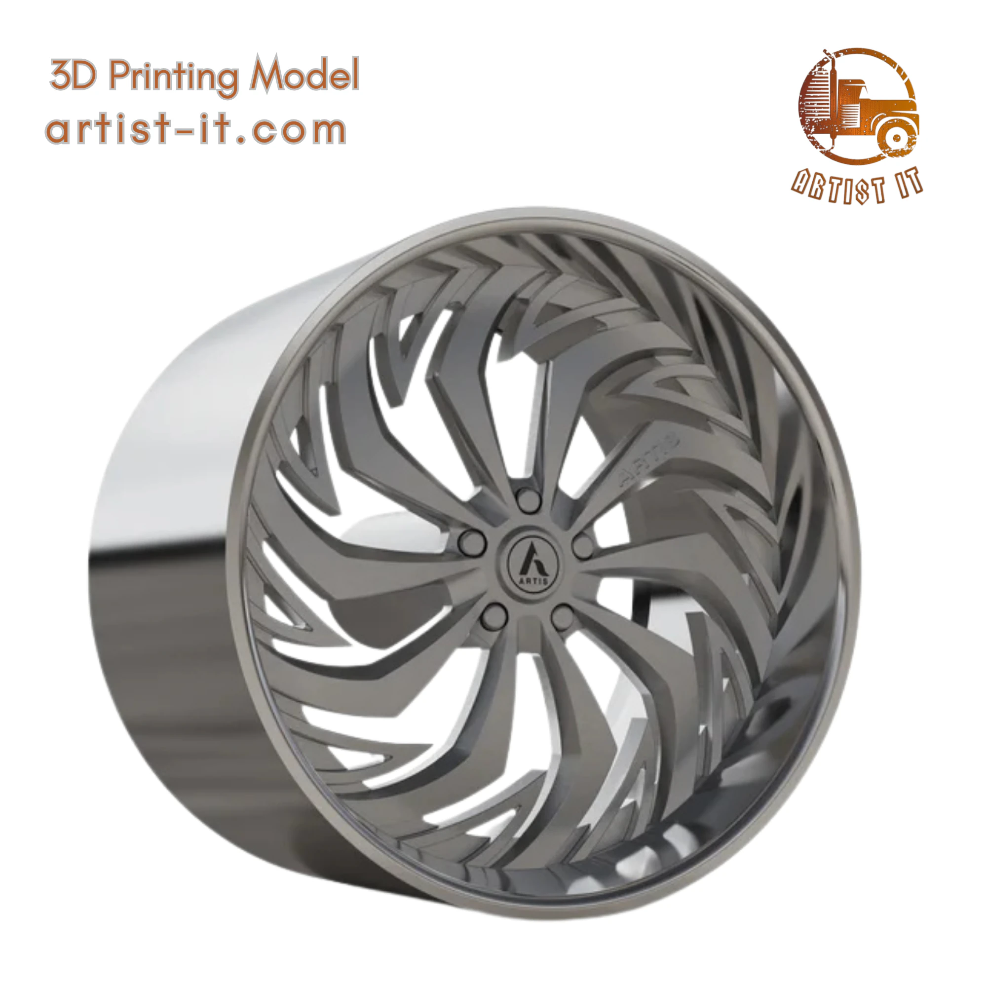 ARTIS ROYAL WHEEL 3D MODEL 3D Print Model .c4d .max .obj .3ds .fbx .stl .blend 