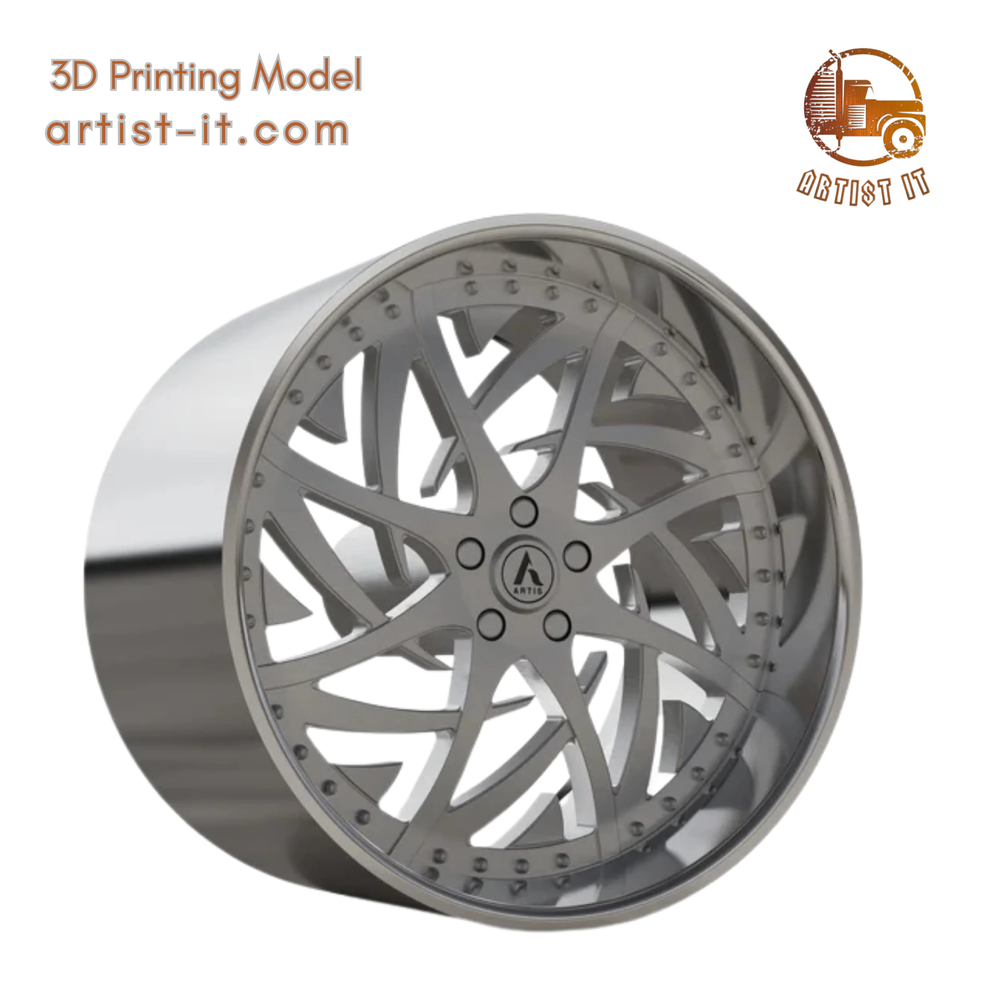 ARTIS SHANK WHEEL 3D MODEL 3D Print Model .c4d .max .obj .3ds .fbx .stl .blend 