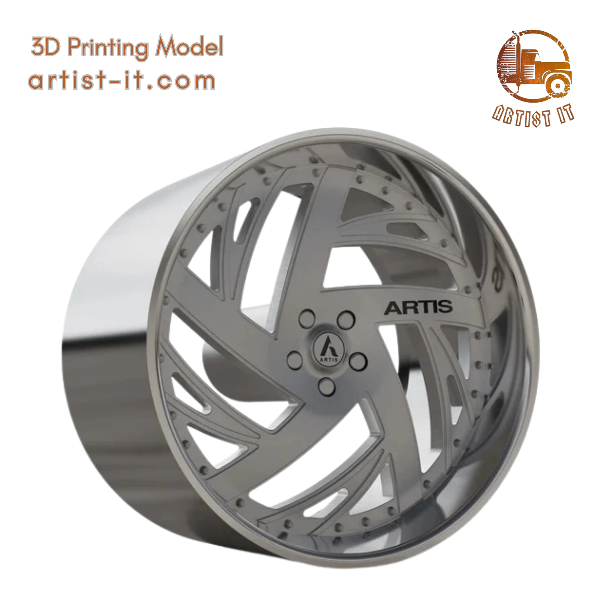 ARTIS SOUTHSIDE WHEEL 3D MODEL 3D Print Model .c4d .max .obj .3ds .fbx .stl .blend