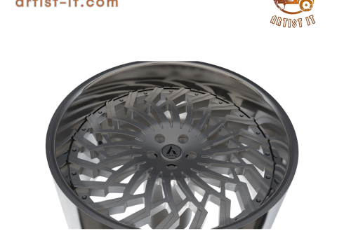 ARTIS SPARTACUS ホイール 3D モデル 3Dプリントモデル