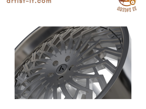 ARTIS SPARTACUS ホイール 3D モデル 3Dプリントモデル