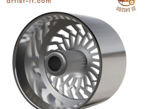 ARTIS SPARTACUS ホイール 3D モデル 3Dプリントモデル