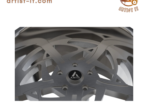 ARTIS SPARTAN ホイール 3D モデル 3Dプリントモデル