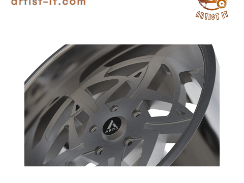 ARTIS SPARTAN ホイール 3D モデル 3Dプリントモデル