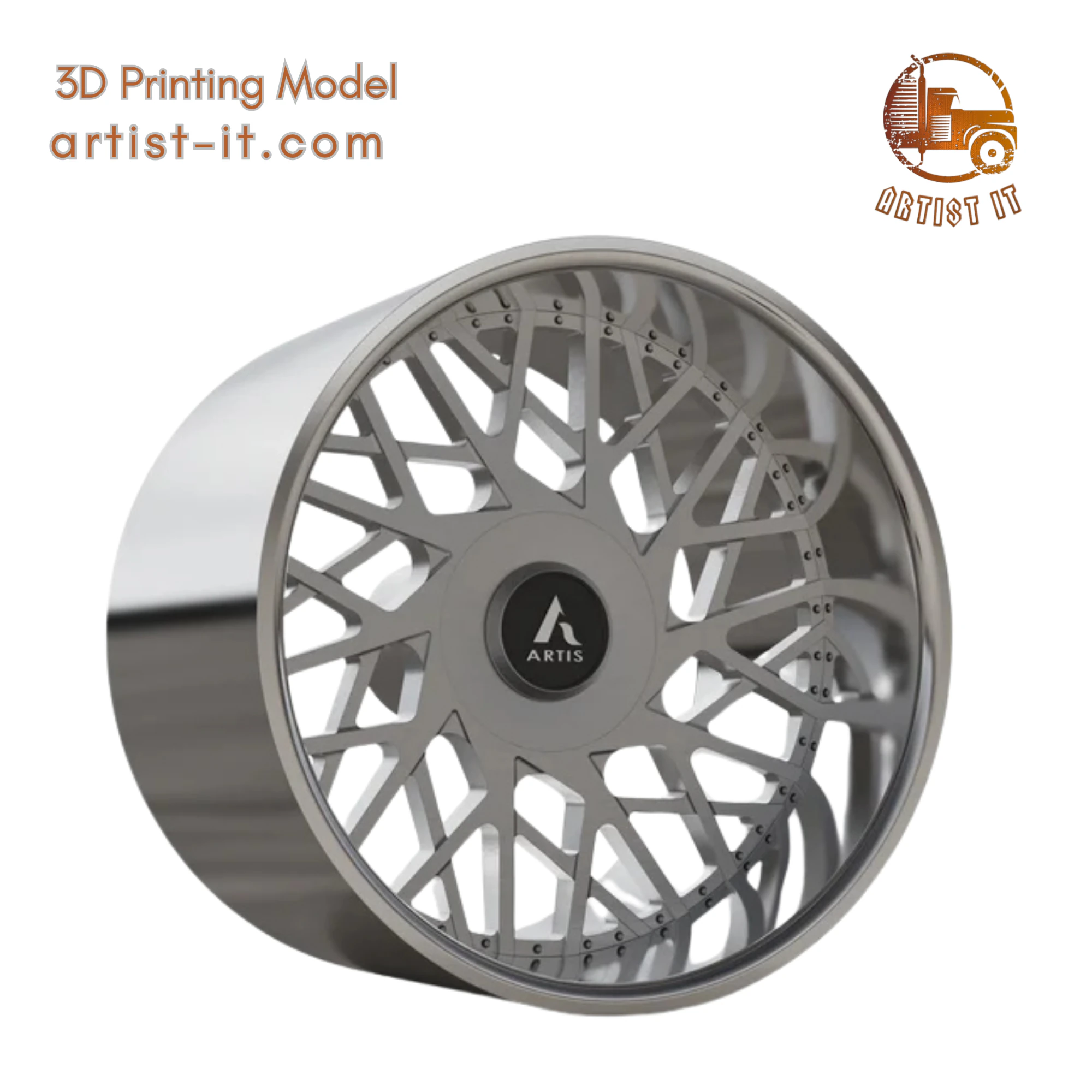ARTIS TROY-XL WHEEL 3D MODEL 3D Print Model .c4d .max .obj .3ds .fbx .stl .blend 