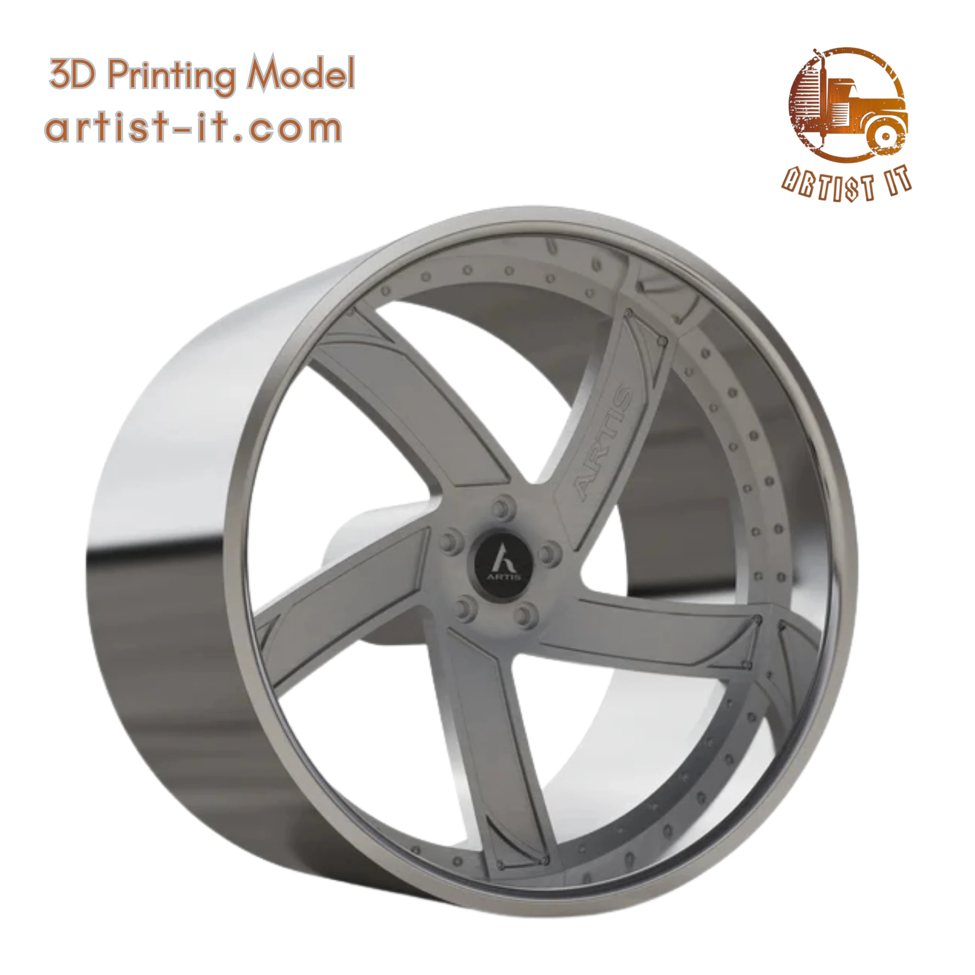 ARTIS VESTAVIA WHEEL 3D MODEL 3D Print Model .c4d .max .obj .3ds .fbx .stl .blend 