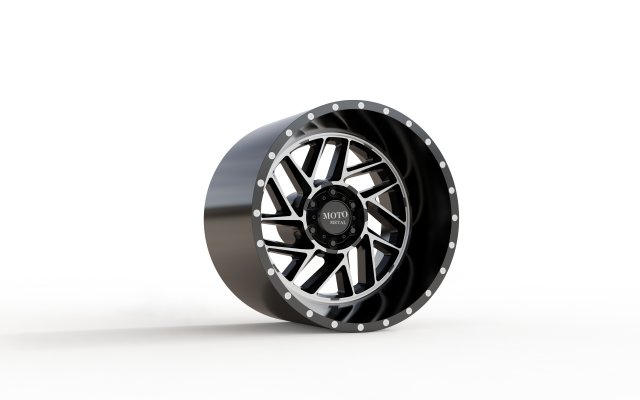 MOTO METAL BREAKOUT WHEEL 3D MODEL 3Dプリントモデル .c4d .max .obj .3ds .fbx .stl .blend