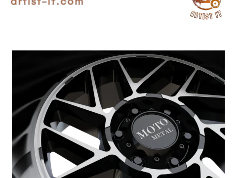 MOTO METAL BREAKOUT WHEEL 3D MODEL 3D Print Model