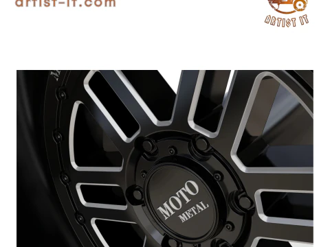 MOTO METAL DEEP SIX WHEEL 3D MODEL 3D Print Model