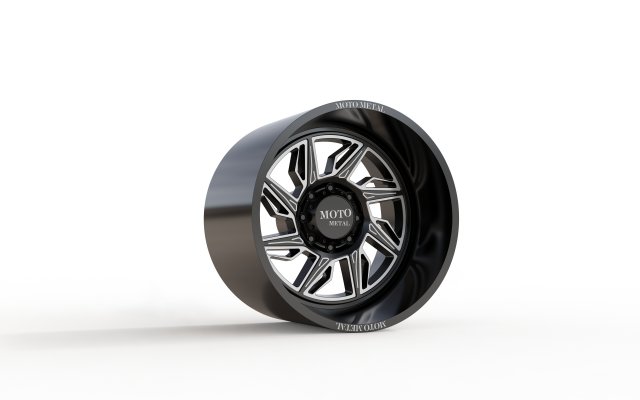 MOTO METAL HURRICANE WHEEL 3D MODEL 3Dプリントモデル .c4d .max .obj .3ds .fbx .stl .blend