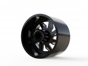 MOTO METAL HURRICANE WHEEL 3D MODEL 3Dプリントモデル