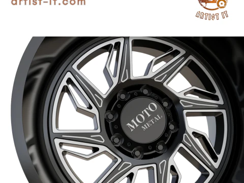 MOTO METAL HURRICANE WHEEL 3D MODEL 3D Print Model