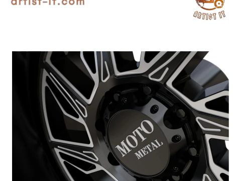 MOTO METAL HURRICANE WHEEL 3D MODEL 3D Print Model
