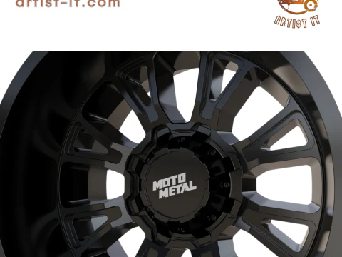 MOTO METAL LEGACY WHEEL 3D MODEL 3D Print Model