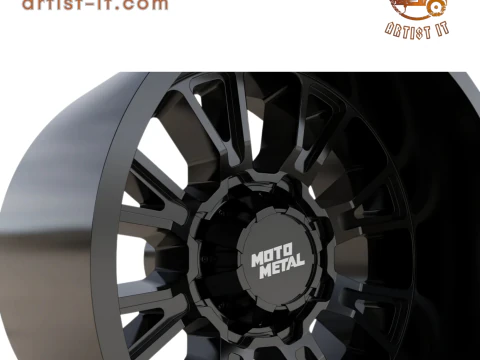 MOTO METAL LEGACY WHEEL 3D MODEL 3D Print Model
