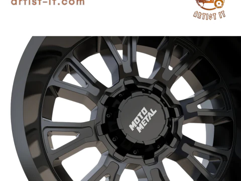 MOTO METAL LEGACY WHEEL 3D MODEL 3D Print Model