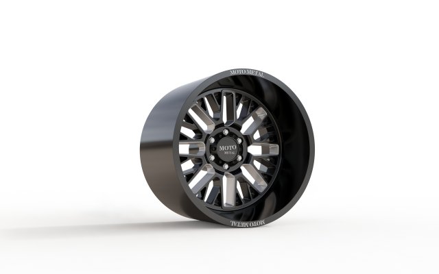 MOTO METAL MO802 WHEEL 3D MODEL Modelo de Impressão 3D .c4d .max .obj .3ds .fbx .stl .blend 