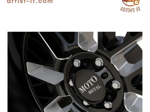 MOTO METAL MO802 WHEEL 3D MODEL 3D Print Model