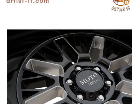 MOTO METAL MO802 WHEEL 3D MODEL 3D Print Model