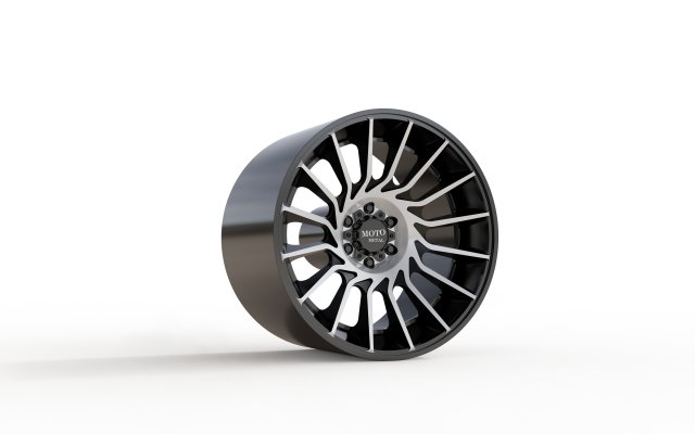 MOTO METAL MO807 WHEEL 3D MODEL Modelo de Impressão 3D .c4d .max .obj .3ds .fbx .stl .blend 