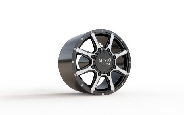MOTO METAL MO995 WHEEL 3D MODEL 3D प्रिंट मॉडल .c4d .max .obj .3ds .fbx .stl .blend 