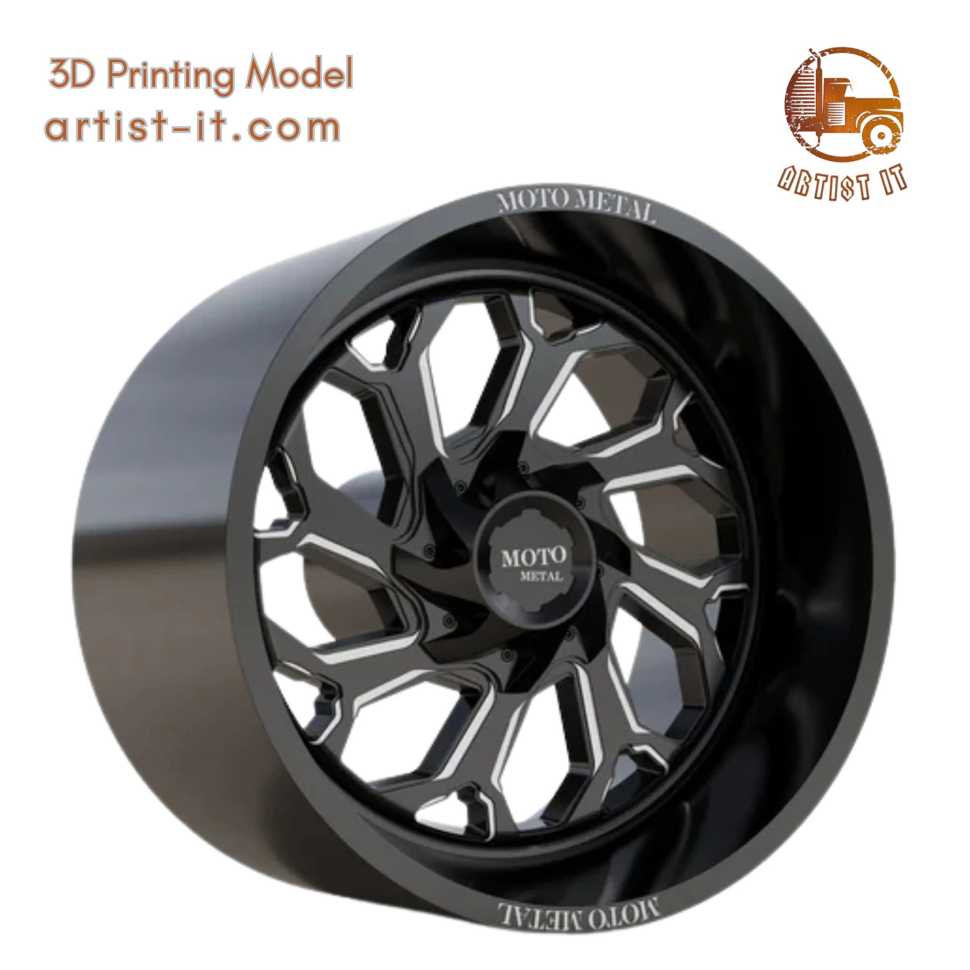 MOTO METAL MO999 WHEEL 3D MODEL 3D Print Model .c4d .max .obj .3ds .fbx .stl .blend 