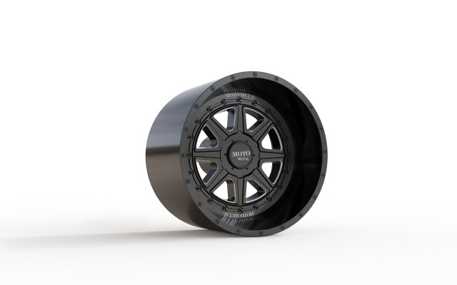 MOTO METAL PHANTOM WHEEL 3D MODEL 3D 打印模型 .c4d .max .obj .3ds .fbx .stl .blend 