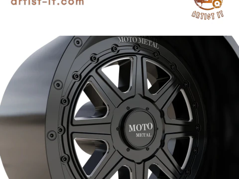 MOTO METAL PHANTOM WHEEL 3D MODEL 3D Print Model