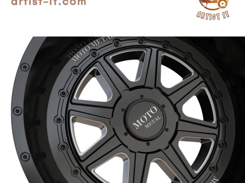 MOTO METAL PHANTOM WHEEL 3D MODEL 3D Print Model