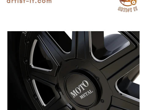 MOTO METAL PHANTOM WHEEL 3D MODEL 3D Print Model