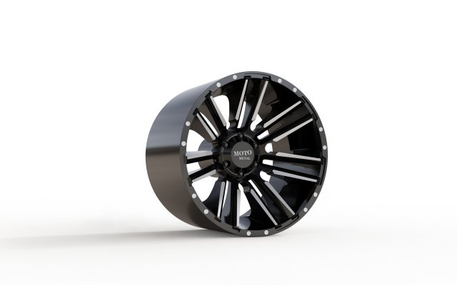 MOTO METAL RAZOR WHEEL 3D MODEL 3Dプリントモデル .c4d .max .obj .3ds .fbx .stl .blend