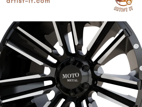 MOTO METAL RAZOR WHEEL 3D MODEL 3D Print Model