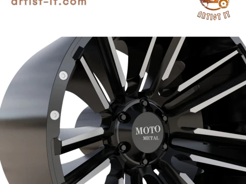 MOTO METAL RAZOR WHEEL 3D MODEL 3D Print Model