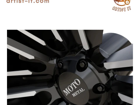 MOTO METAL RAZOR WHEEL 3D MODEL 3D Print Model