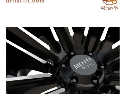 MOTO METAL RAZOR WHEEL 3D MODEL 3D Print Model
