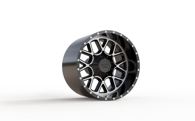 MOTO METAL SIEGE WHEEL 3D MODEL 3D Print Model .c4d .max .obj .3ds .fbx .stl .blend 