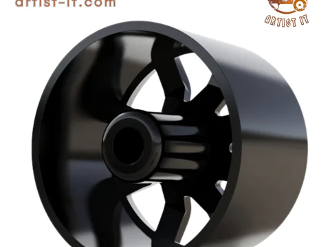MOTO METAL SPIDER WHEEL 3D MODEL 3D Print Model