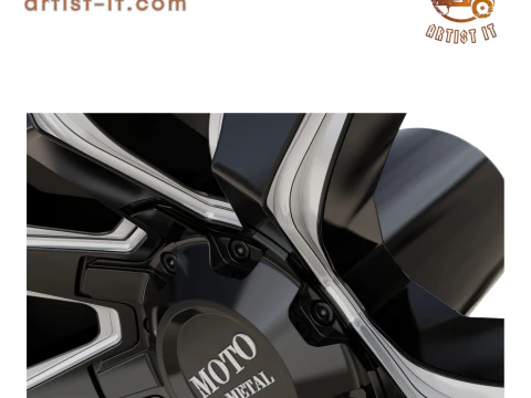 MOTO METAL SPIDER WHEEL 3D MODEL 3D Print Model