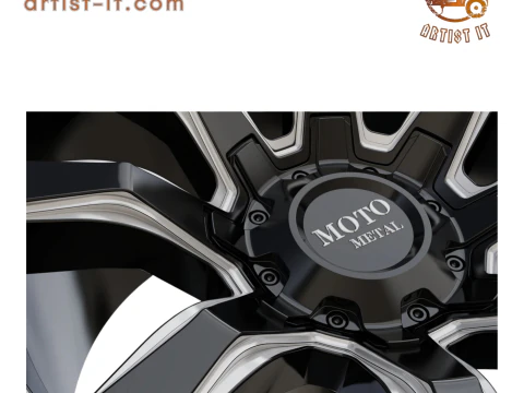 MOTO METAL SPIDER WHEEL 3D MODEL 3D Print Model