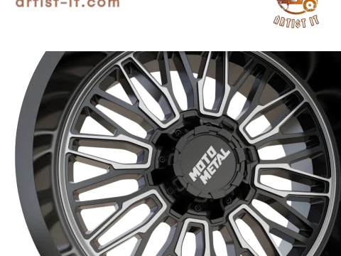 MOTO METAL STINGER WHEEL 3D MODEL 3D Print Model
