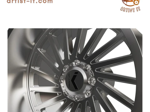 KG1 BOOST-2 WHEEL 3D MODEL 3D Print Model