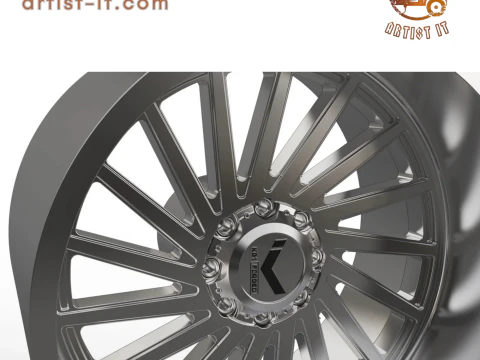 KG1 BOOST-2 WHEEL 3D MODEL 3D Print Model