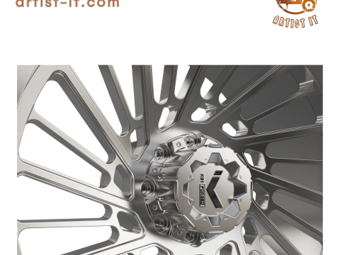 KG1 EDDY WHEEL 3D MODEL 3D Print Model